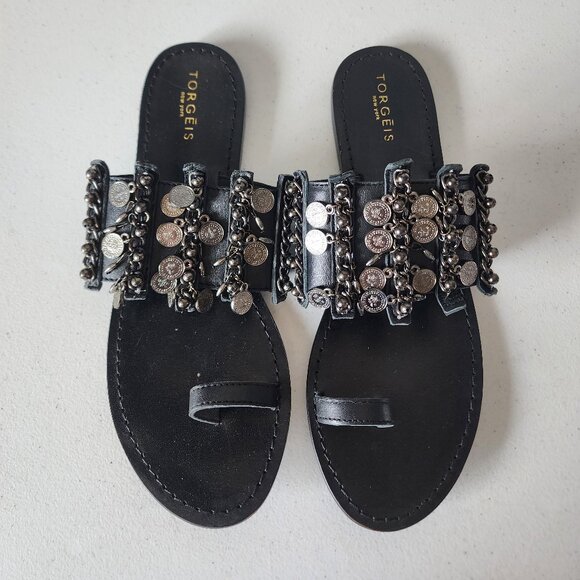 Torgeis Toe Ring Sandals "EUC" - Picture 5 of 15